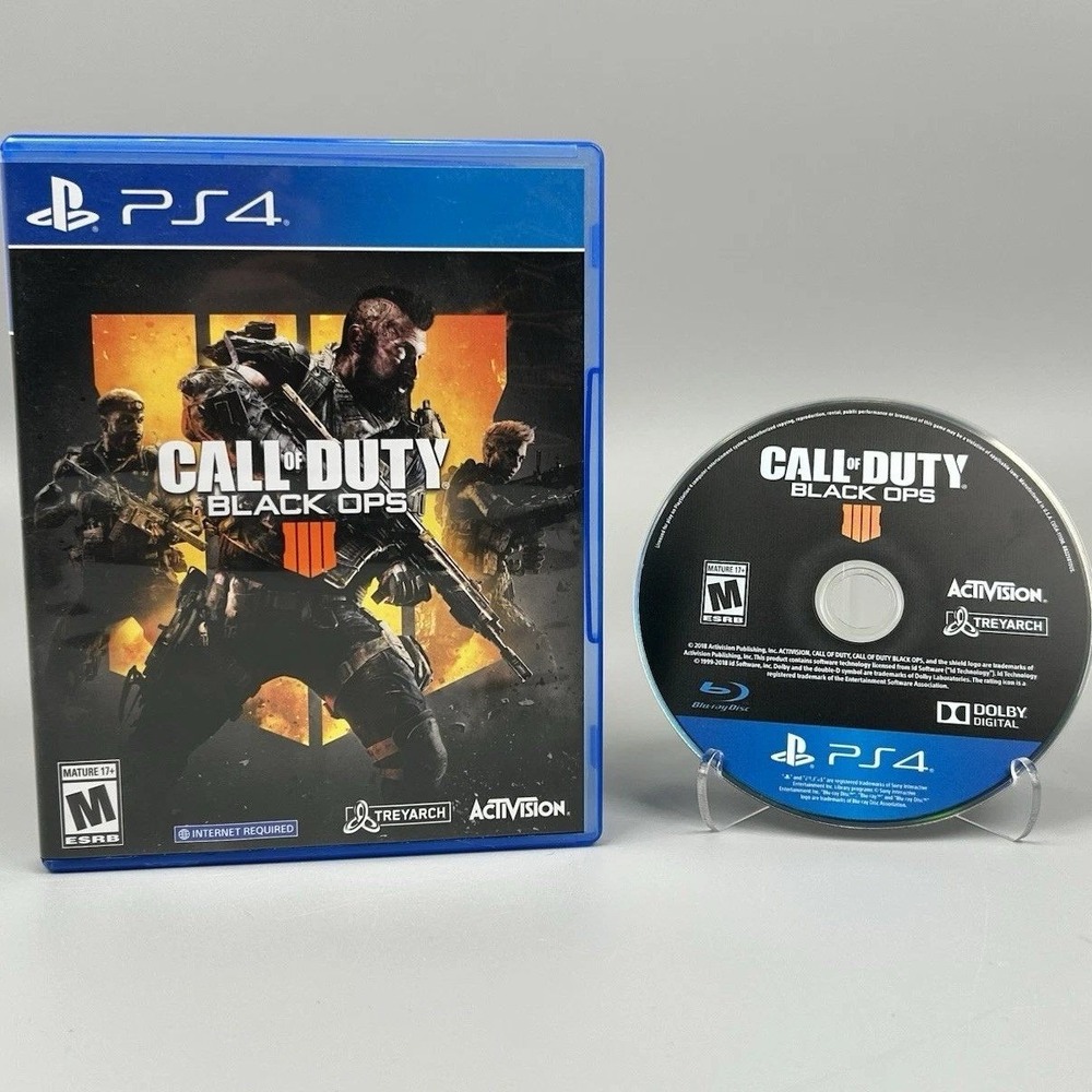 Call of Duty Black Ops 4 PS4 Sony PlayStation 4 2018 Activision Treyarch COD BO4